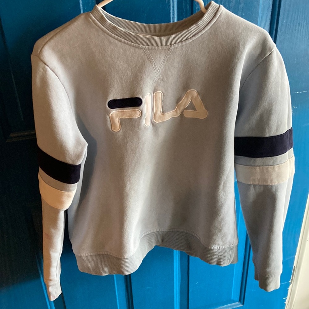 FILA blue sweatshirt medium